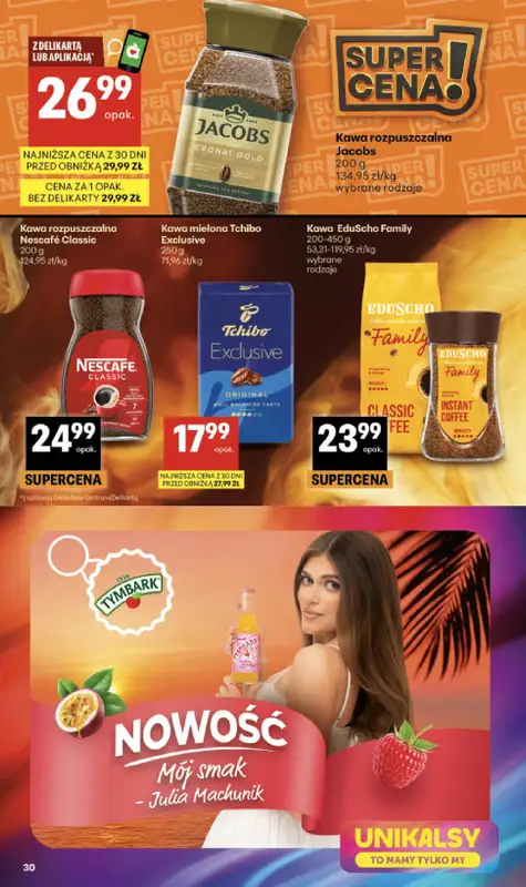 Delikatesy Centrum - gazetka promocyjna Gazetka  do środy 02.09 - strona 30