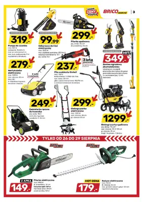 Bricomarche - gazetka promocyjna Gazetka od środy 26.08 do soboty 05.09 - strona 3