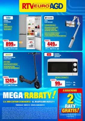 RTV EURO AGD - gazetka promocyjna Mega rabaty! C.H. OMNI CENTRUM SIEMIANOWICE - Sprawdź! od środy 26.08 do soboty 29.08 - strona 8