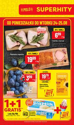 POLOmarket - gazetka promocyjna Super hity od poniedziałku 24.08 do wtorku 25.08