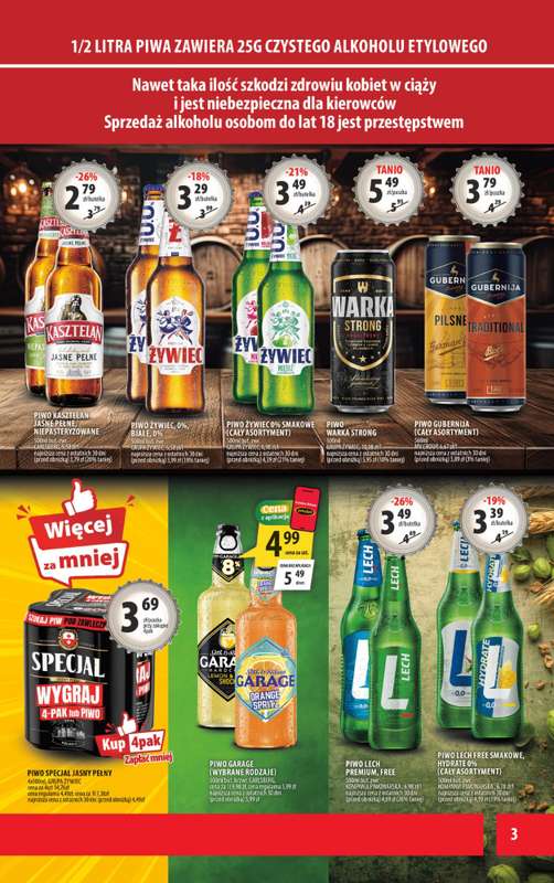 Arhelan - gazetka promocyjna Gazetka od piątku 28.08 do niedzieli 06.09 - strona 3