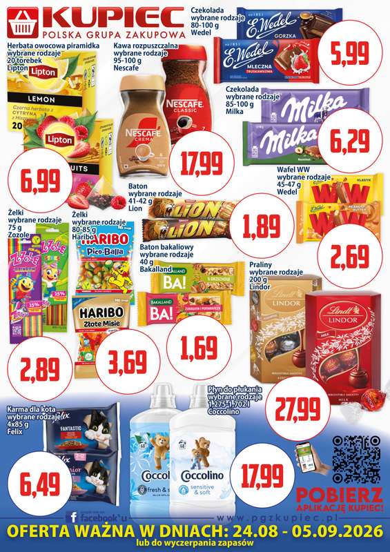 Kupiec - gazetka promocyjna Oferta plakatowa od poniedziałku 24.08 do soboty 05.09 - strona 2