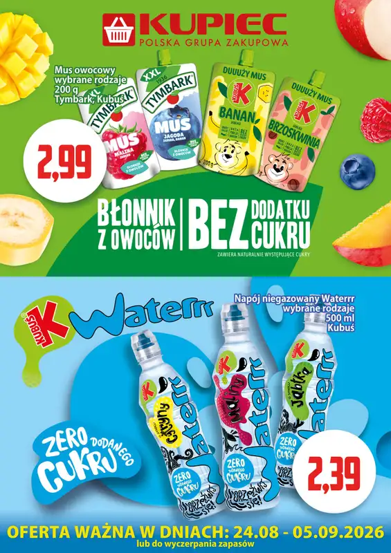 Kupiec - gazetka promocyjna Oferta plakatowa od poniedziałku 24.08 do soboty 05.09 - strona 4