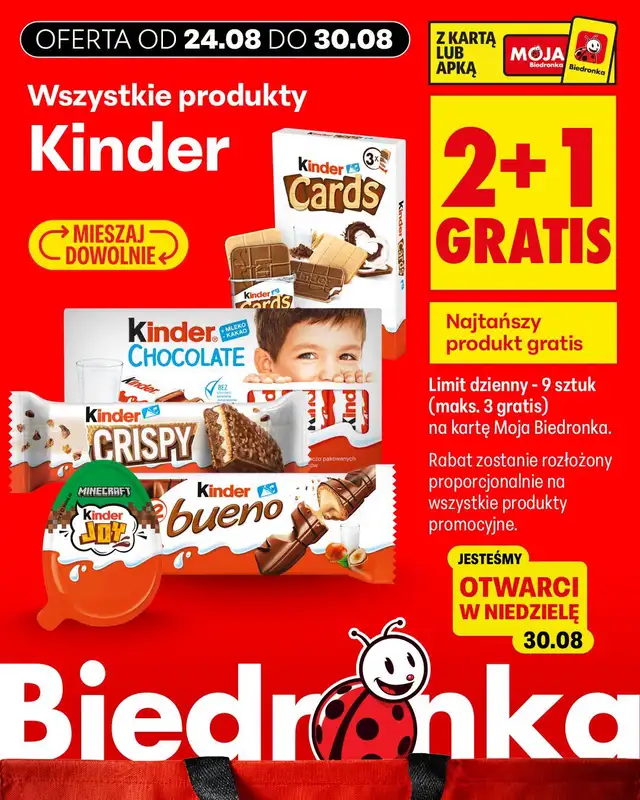 Biedronka - gazetka promocyjna Biedronkowe oszczędności od poniedziałku od poniedziałku 24.08 do środy 26.08 - strona 11