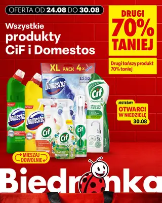 Biedronka - gazetka promocyjna Biedronkowe oszczędności od poniedziałku od poniedziałku 24.08 do środy 26.08 - strona 16