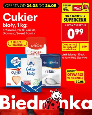 Biedronka - gazetka promocyjna Biedronkowe oszczędności od poniedziałku od poniedziałku 24.08 do środy 26.08 - strona 4