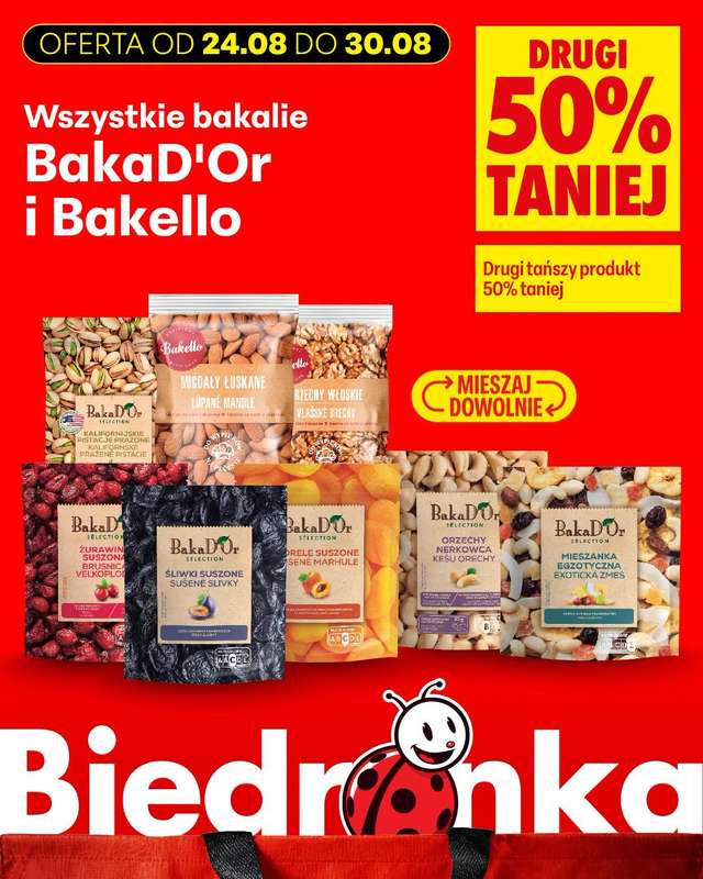 Biedronka - gazetka promocyjna Biedronkowe oszczędności od poniedziałku od poniedziałku 24.08 do środy 26.08 - strona 10