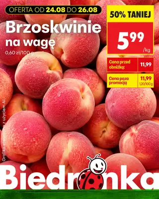 Biedronka - gazetka promocyjna Biedronkowe oszczędności od poniedziałku od poniedziałku 24.08 do środy 26.08 - strona 2