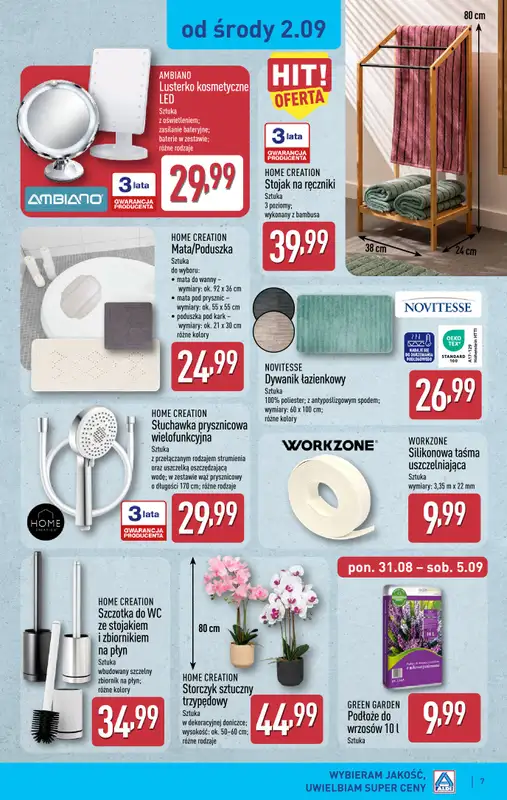 Aldi - gazetka promocyjna Aldi ma to coś! od środy 02.09 do soboty 05.09 - strona 7