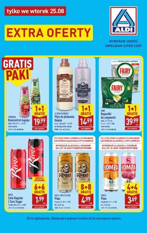 Aldi - gazetka promocyjna Super WTOREK w Aldi! od wtorku 25.08 do wtorku 25.08 - strona 3