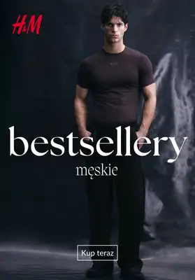 H&M - gazetka promocyjna Męskie BESTSELLERY od poniedziałku 24.08 