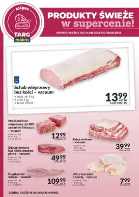 Makro - gazetka promocyjna Targ MAKRO - oferta świeża w super cenach! od poniedziałku 24.08 do niedzieli 30.08 - strona 2