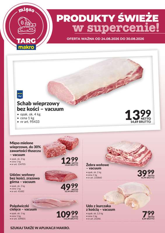 Makro - gazetka promocyjna Targ MAKRO - oferta świeża w super cenach! od poniedziałku 24.08 do niedzieli 30.08 - strona 2