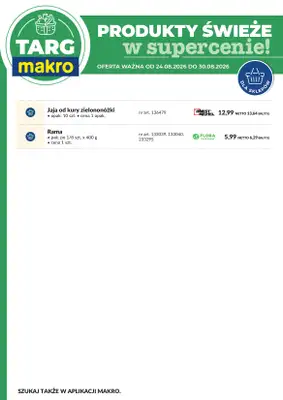 Makro - gazetka promocyjna Targ MAKRO - oferta świeża w super cenach! od poniedziałku 24.08 do niedzieli 30.08 - strona 8