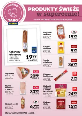 Makro - gazetka promocyjna Targ MAKRO - oferta świeża w super cenach! od poniedziałku 24.08 do niedzieli 30.08 - strona 3