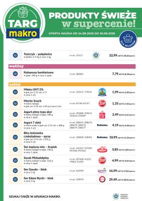 Makro - gazetka promocyjna Targ MAKRO - oferta świeża w super cenach! od poniedziałku 24.08 do niedzieli 30.08 - strona 7
