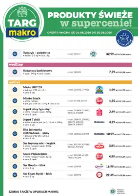 Makro - gazetka promocyjna Targ MAKRO - oferta świeża w super cenach! od poniedziałku 24.08 do niedzieli 30.08 - strona 7