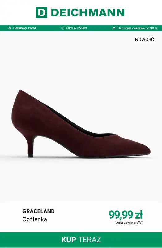 Deichmann - gazetka promocyjna Buty do biura damskie od poniedziałku 24.08  - strona 6