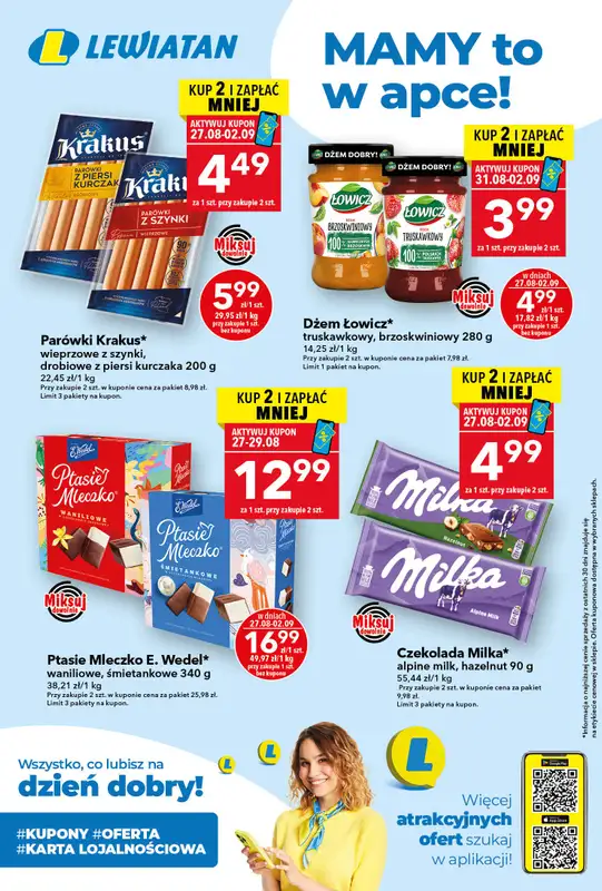 LEWIATAN - gazetka promocyjna Gazetka MAMY TO w Lewiatanie od czwartku 27.08 do środy 02.09 - strona 2