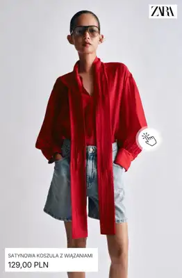 Zara - gazetka promocyjna Koszule damskie od poniedziałku 24.08 do środy 02.09 - strona 7
