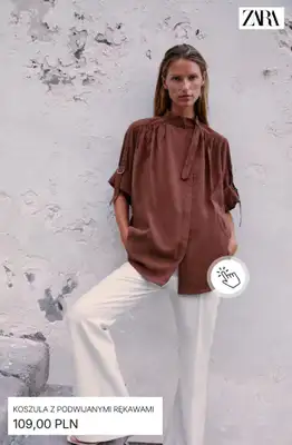 Zara - gazetka promocyjna Koszule damskie od poniedziałku 24.08 do środy 02.09 - strona 2