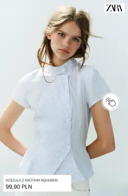 Zara - gazetka promocyjna Koszule damskie od poniedziałku 24.08 do środy 02.09 - strona 3