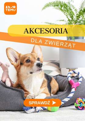 Temu - gazetka promocyjna Akcesoria dla zwierząt od poniedziałku 24.08 do czwartku 03.09