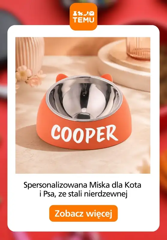 Temu - gazetka promocyjna Akcesoria dla zwierząt od poniedziałku 24.08 do czwartku 03.09 - strona 8