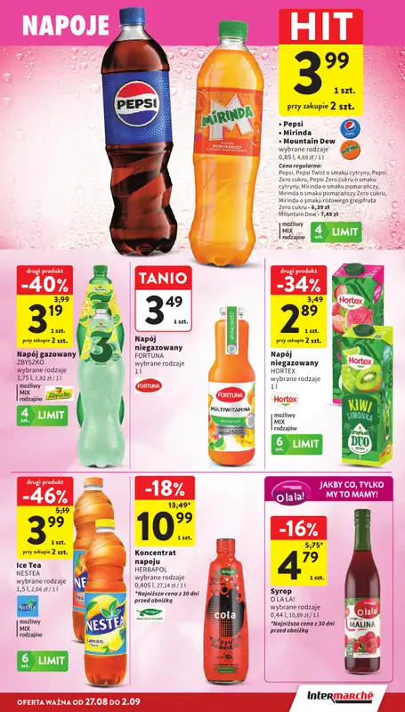 Intermarche - gazetka promocyjna Gazetka od czwartku 27.08 do środy 02.09 - strona 33