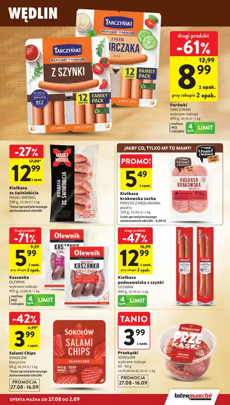 Intermarche - gazetka promocyjna Gazetka od czwartku 27.08 do środy 02.09 - strona 17