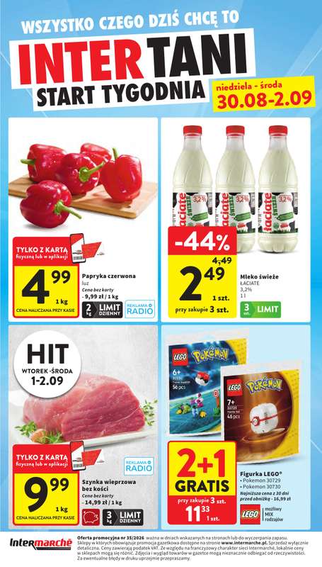 Intermarche - gazetka promocyjna Gazetka od czwartku 27.08 do środy 02.09 - strona 44