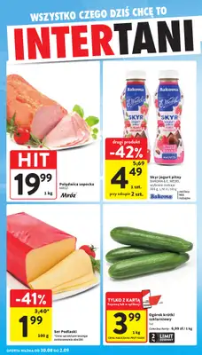 Intermarche - gazetka promocyjna Gazetka od czwartku 27.08 do środy 02.09 - strona 42