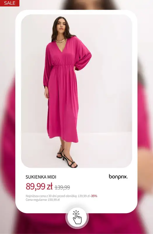 bonprix - gazetka promocyjna Wyprzedaż do -50% - ostatnia szansa! od poniedziałku 24.08 do niedzieli 30.08 - strona 9