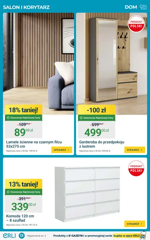 ERLI - gazetka promocyjna Gazetka  do niedzieli 30.08 - strona 13