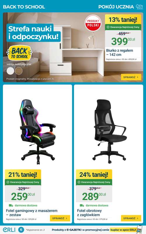 ERLI - gazetka promocyjna Gazetka  do niedzieli 30.08 - strona 6