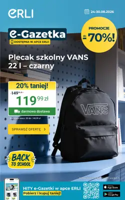 ERLI - gazetka promocyjna Gazetka  do niedzieli 30.08