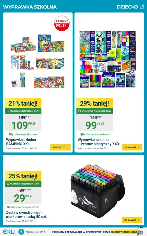 ERLI - gazetka promocyjna Gazetka  do niedzieli 30.08 - strona 4