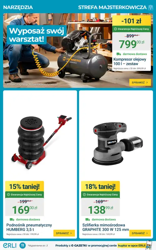 ERLI - gazetka promocyjna Gazetka  do niedzieli 30.08 - strona 11