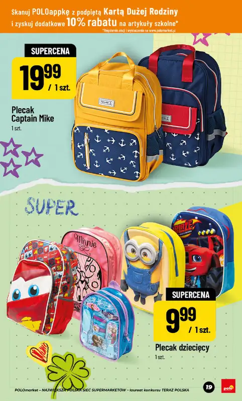 POLOmarket - gazetka promocyjna Katalog Back to School od piątku 24.07 do czwartku 10.09 - strona 19
