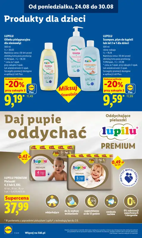 Lidl - gazetka promocyjna Oferta od poniedziałku od poniedziałku 24.08 do środy 26.08 - strona 86