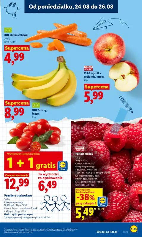 Lidl - gazetka promocyjna Oferta od poniedziałku od poniedziałku 24.08 do środy 26.08 - strona 65