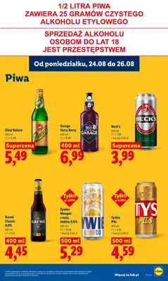 Lidl - gazetka promocyjna Oferta od poniedziałku od poniedziałku 24.08 do środy 26.08 - strona 75