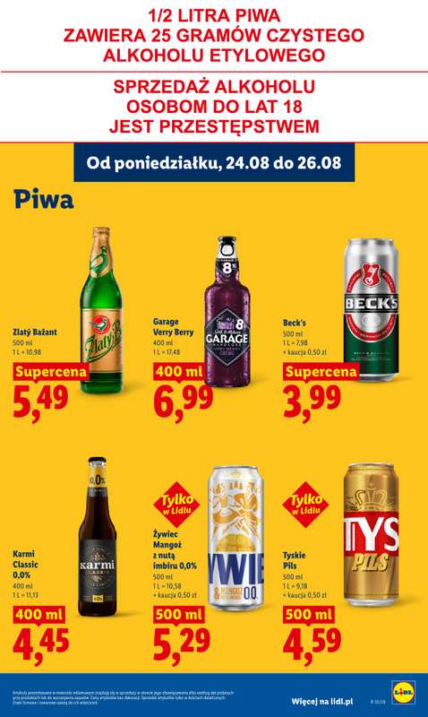 Lidl - gazetka promocyjna Oferta od poniedziałku od poniedziałku 24.08 do środy 26.08 - strona 75