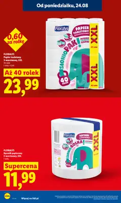 Lidl - gazetka promocyjna Oferta od poniedziałku od poniedziałku 24.08 do środy 26.08 - strona 24