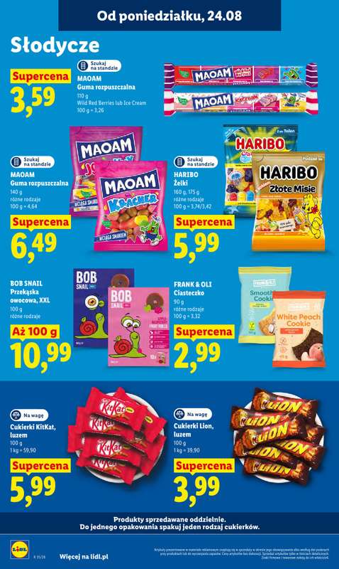 Lidl - gazetka promocyjna Oferta od poniedziałku od poniedziałku 24.08 do środy 26.08 - strona 82