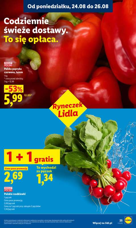 Lidl - gazetka promocyjna Oferta od poniedziałku od poniedziałku 24.08 do środy 26.08 - strona 35