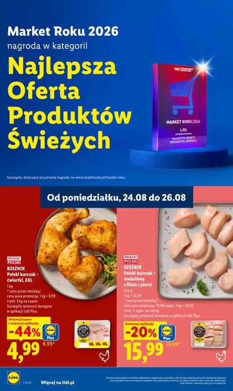 Lidl - gazetka promocyjna Oferta od poniedziałku od poniedziałku 24.08 do środy 26.08 - strona 44