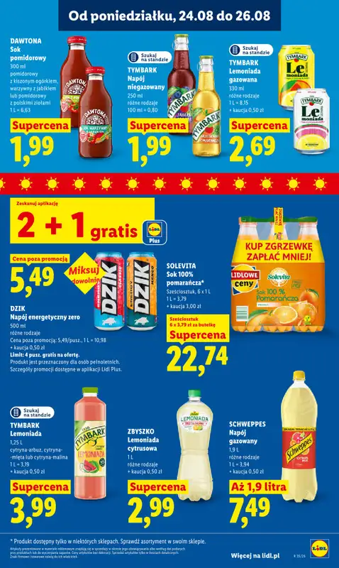Lidl - gazetka promocyjna Oferta od poniedziałku od poniedziałku 24.08 do środy 26.08 - strona 71