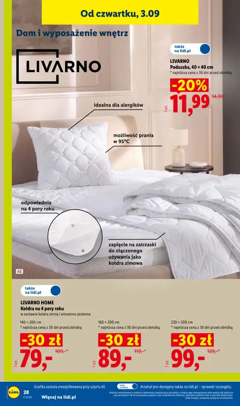 Lidl - gazetka promocyjna Katalog od poniedziałku 31.08 do soboty 05.09 - strona 34