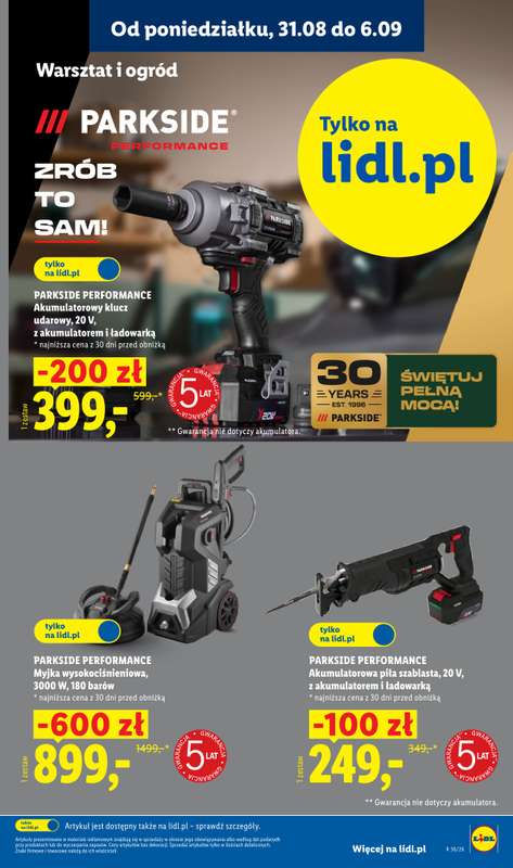 Lidl - gazetka promocyjna Katalog od poniedziałku 31.08 do soboty 05.09 - strona 11